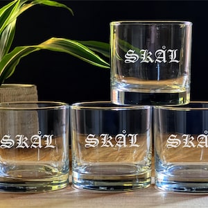 Skål Cheers in Norwegian, Cheers in Danish, Cheers in Swedish - Selection of Differnet Glasses!