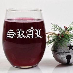 Skål Cheers in Norwegian, Cheers in Danish, Cheers in Swedish - Selection of Differnet Glasses!