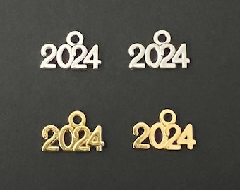 2024 Year Charms Bulk-Graduation Charms-Class Of 2024 Charms