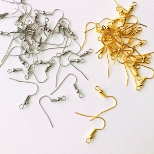 20 Ear hook-Ear wire-Fishhooks