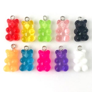 Wholesale SUNNYCLUE 1 Box 36Pcs 12 Styles Bear Resin Charms Resin Slime  Charm Flowers Heart Milk Bottle Bee Strawberry Cabochons Pendants Bulk for  Jewellery Making Charms Necklaces Earrings Supplies Decoration 