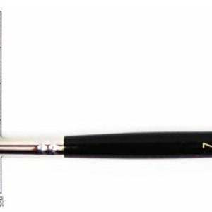 Może przedstawiać: Pędzel Kolinsky Classic 3007#7 z czarnym uchwytem i złotymi napisami. Pędzel ma 17,8 cm długości i okrągłą, brązową gł&oacute;wkę włosia.