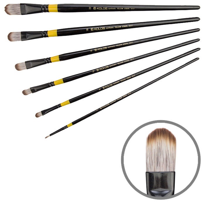 ARTEGRIA Watercolor Brush Set 10 Watercolor Paint Brushes With Soft  Synthetic Squirrel Hair for Water Color, Gouache, Ink, Fluid Acrylics 