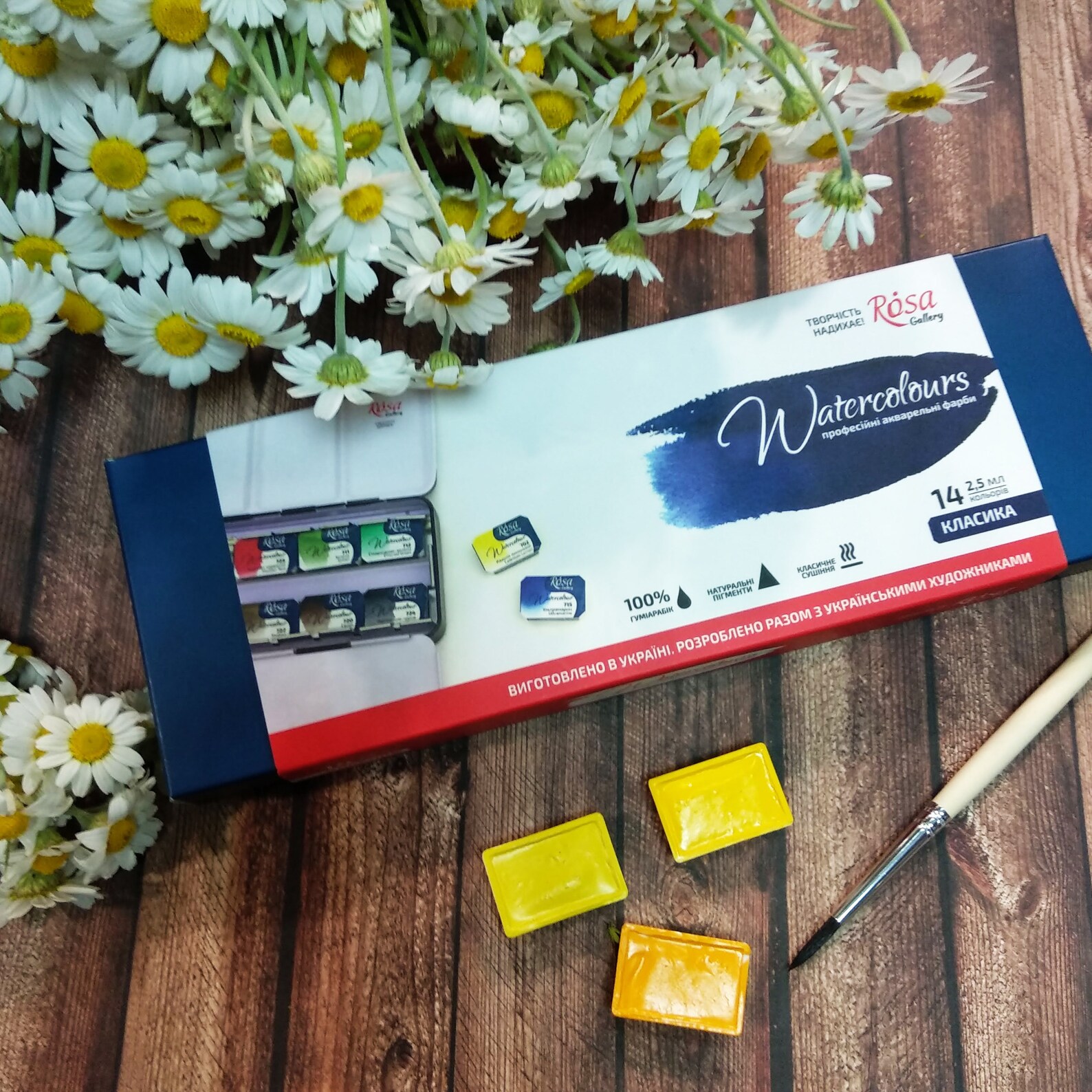 Watercolor Set ROSA GALLERY Professional Watercolors 2.5 ml Etsy