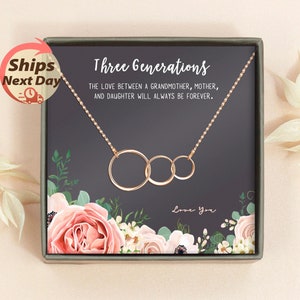 Custom Grandma Gift - Grandma Birthday Gifts - Personalized Gifts for Grandma - Custom Grandma Necklace - New Grandma Gifts-Family Necklace