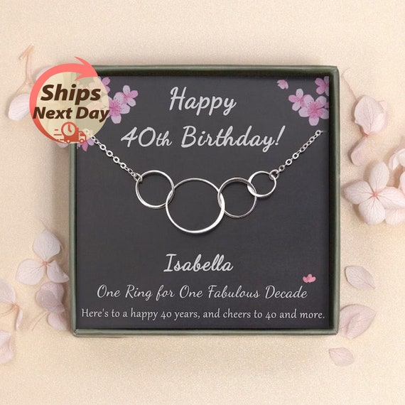 Rings for 40th birthday sale