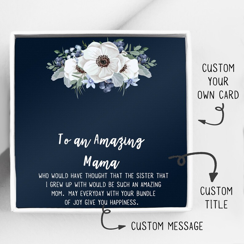 Customized Card Personalized Mothers Day Gift Card Add On Personalized Card Add On Customized Gift Card Mothers Day Card