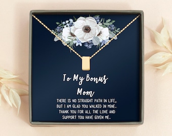 Mothers Day Gifts For Bonus Mom - Bonus Mom Gift - Bonus Mom Necklace - Stepmom Gift - Second Mom - Mothers Day Necklace For BonusMom