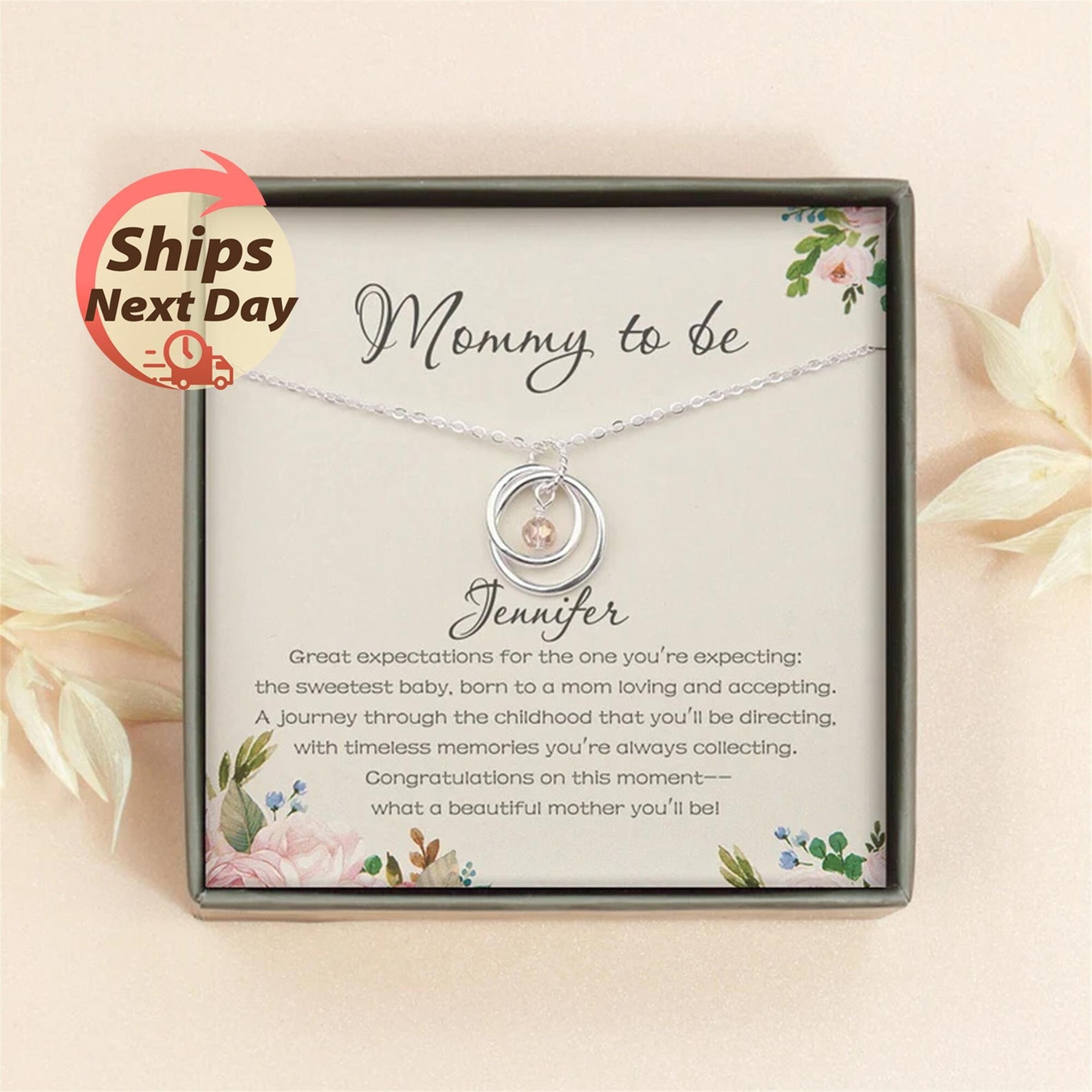 mommy to be necklace mother's day gifts for expecting mothers