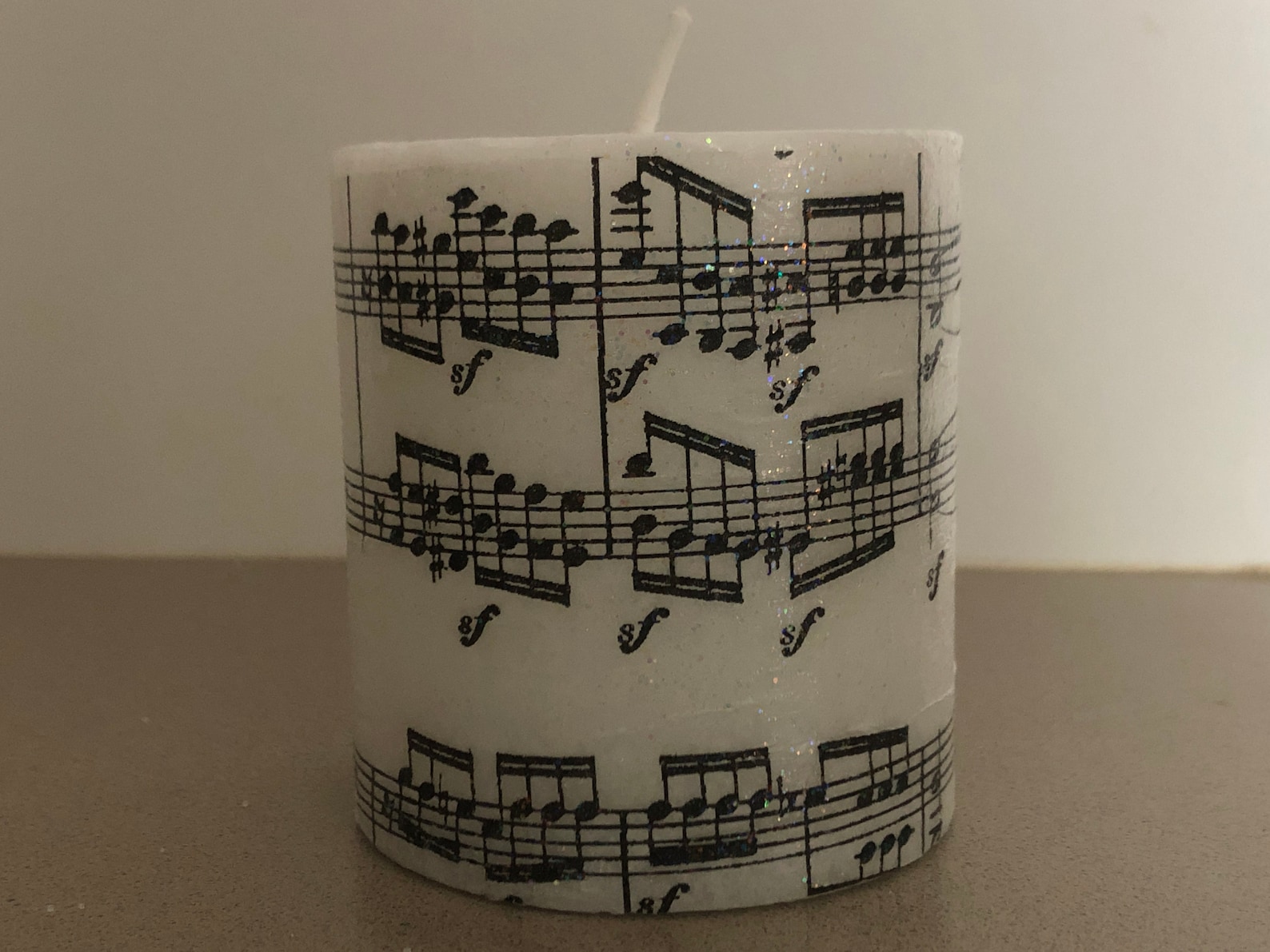 Music Note Candle Etsy
