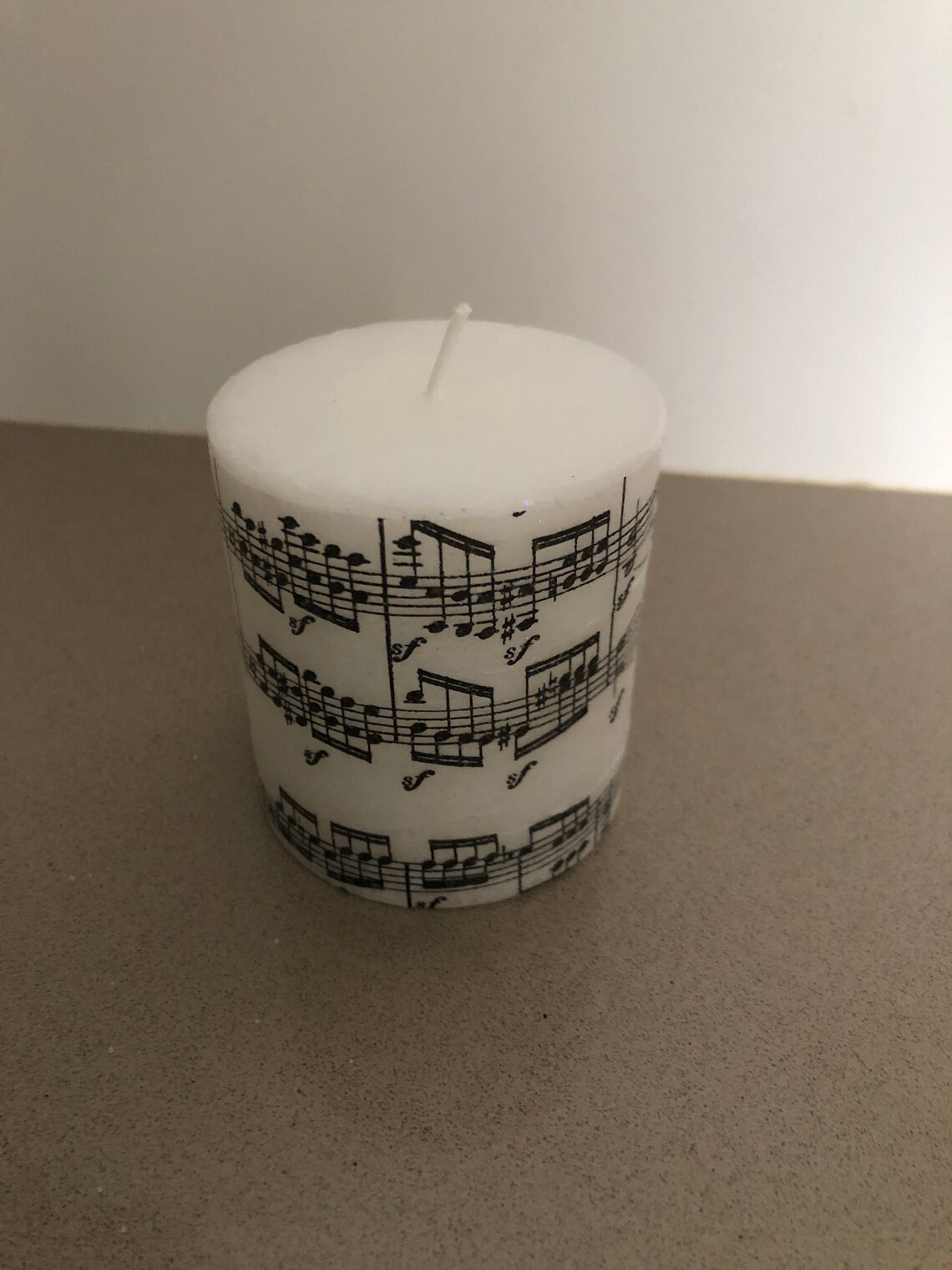 Music Note Candle Etsy