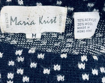 Pull vintage Ambassadeur années 80 1990 Réunion rétro. » Bleu multi