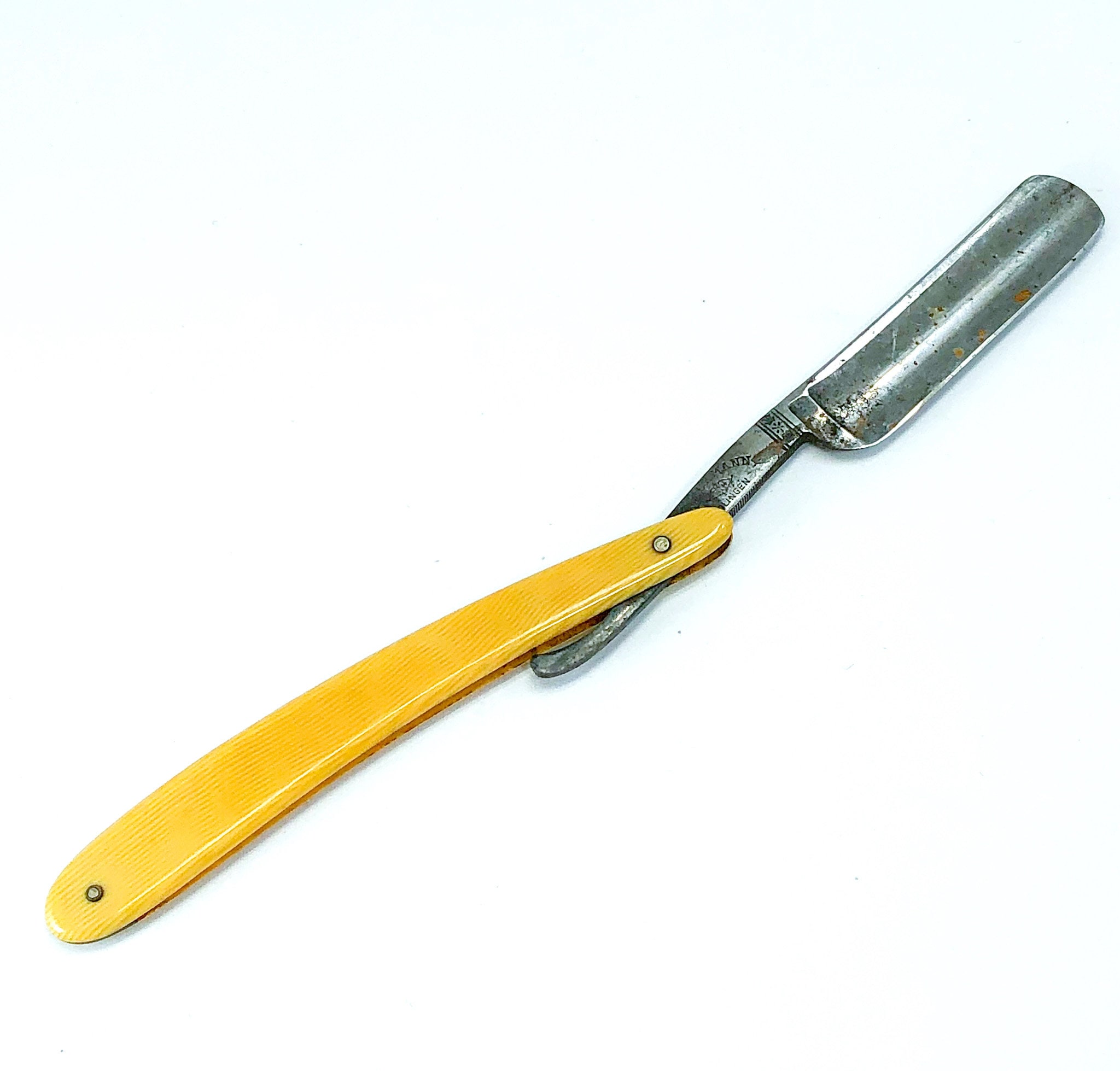 Vintage German Carbine Cut Throat Razor Bleckmann Solingen in Original ...