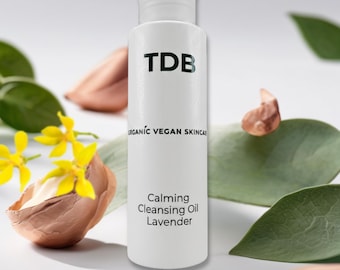Organic Vegan Cleansing Oil Facial Cleanser Natural Skincare for Radiant, Balanced Skin