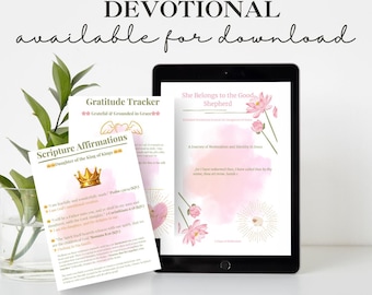 She Belongs to the Good Shepherd | 7-Day Faith-Based Printable Devotional Journal for Women