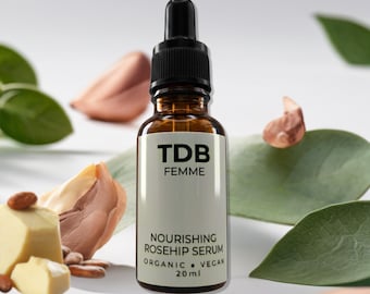 Radiant Glow: Luxe Organic Face Serum with Rosehip Extract