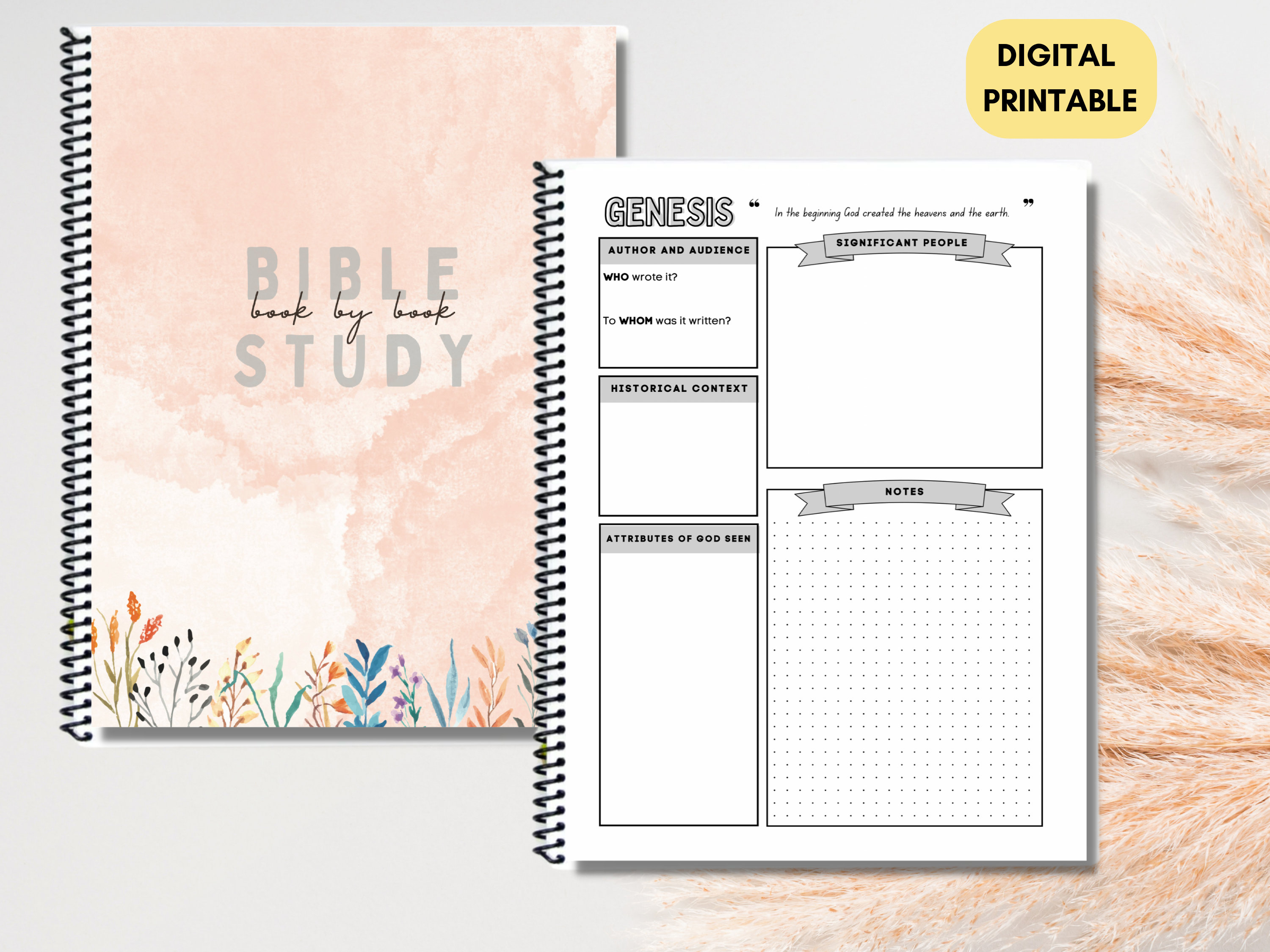 Bible Study Journal Bible Journal Printable Bible Study Guide Bible ...