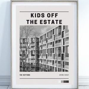 The Reytons - Kids Off The Estate Vintge Design Print.