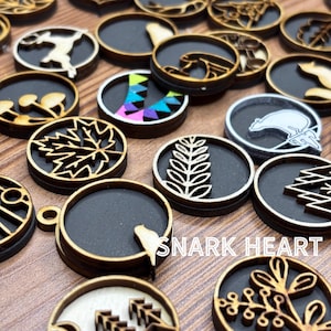 arquivo de sucata para corte a laser, ímã de geladeira fofo Glowforge SVG, arquivos fáceis para laser Aura, arquivo de brinco fácil, lindo presente para o dia das mães