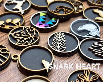 scrap buster file for laser cutting, cute fridge magnet Glowforge SVG, easy files for Aura laser, easy earring file, pretty mothers day gift