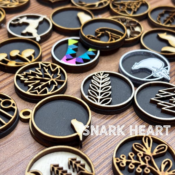 scrap buster file for laser cutting, cute fridge magnet Glowforge SVG, easy files for Aura laser, easy earring file, pretty mothers day gift