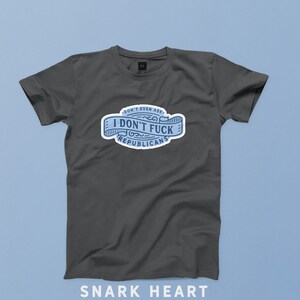 i don't fuck republicans, snark heart, funny sticker, sticker png for makers, diy sticker file for cricut, famous snarky sticker, political image 4