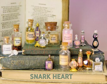 apothecary labels printable, Halloween potion bottle label assortment, vintage style printables for craft show products, tiny perfume bottle