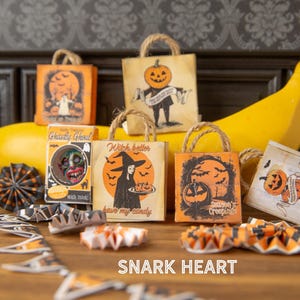 Afdrukbaar halloween poppenhuis, poppenhuis schaal 1 12, miniatuur halloweendecor, miniatuur verzamelobjecten, schattige doe-het-zelfminiatuur herfstdecoraties