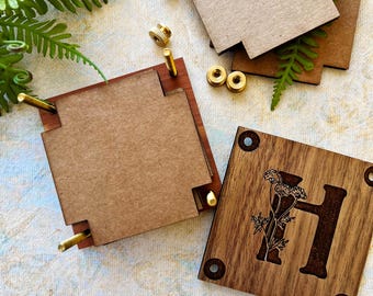 Wooden flower press SVG cut file for laser, easy laser cut svg gift for gardeners, cottagecore svg file, crafts for women home and hobby