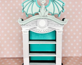 Spring-o-Ween 2025: If there be dragons miniature bookshelf