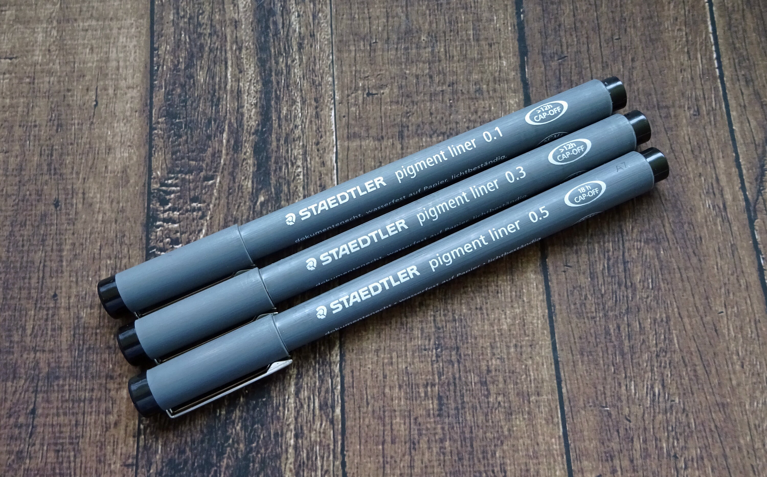 Staedtler Pigment Liner Graphic Drawing Pen Set 3 Line Etsy UK