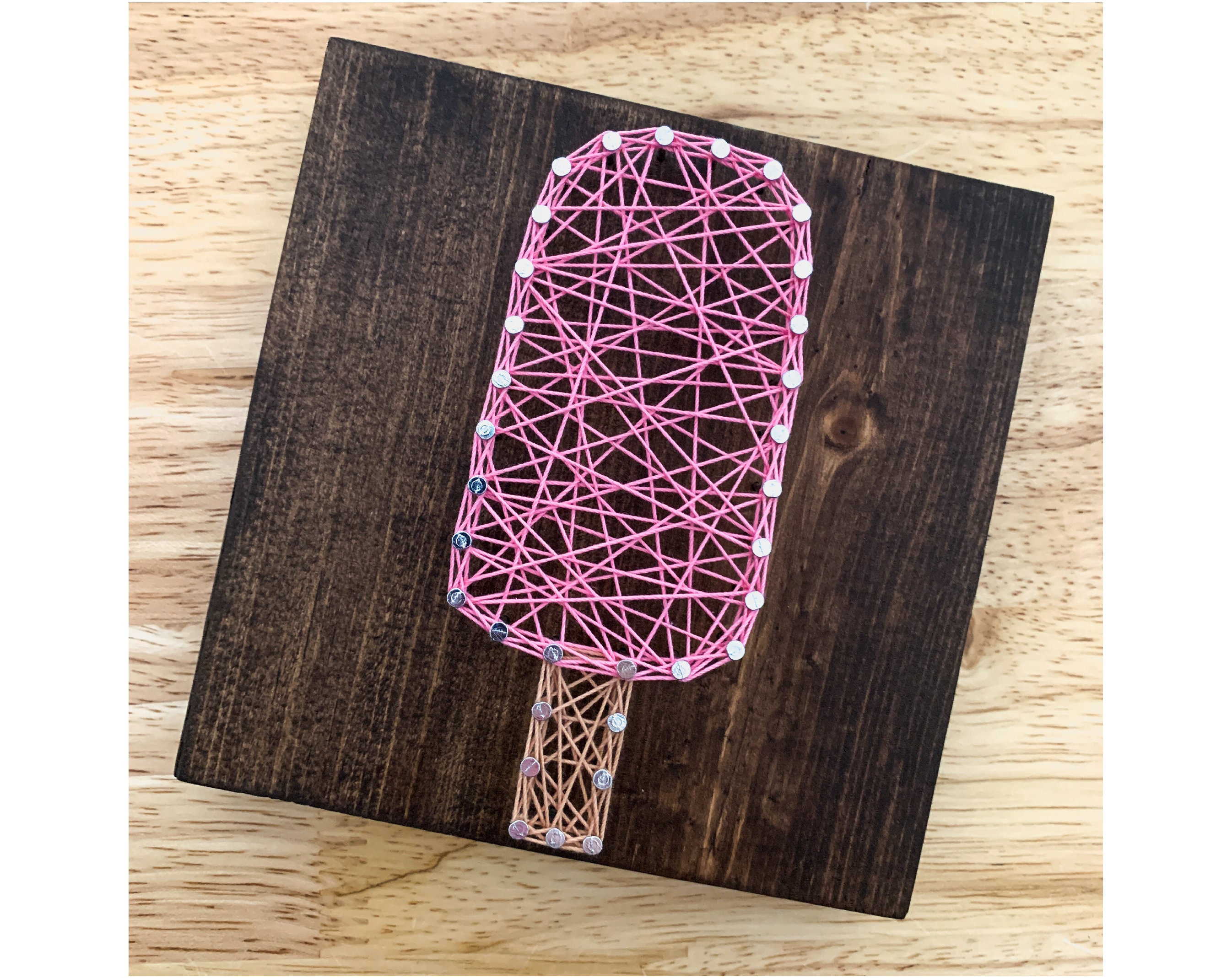 String Art Pattern S 5.5x5.5 Popsicle Etsy