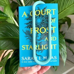 Jumbo Paperclip Bookmark & Magnet: Whimsical Book Lover Gift