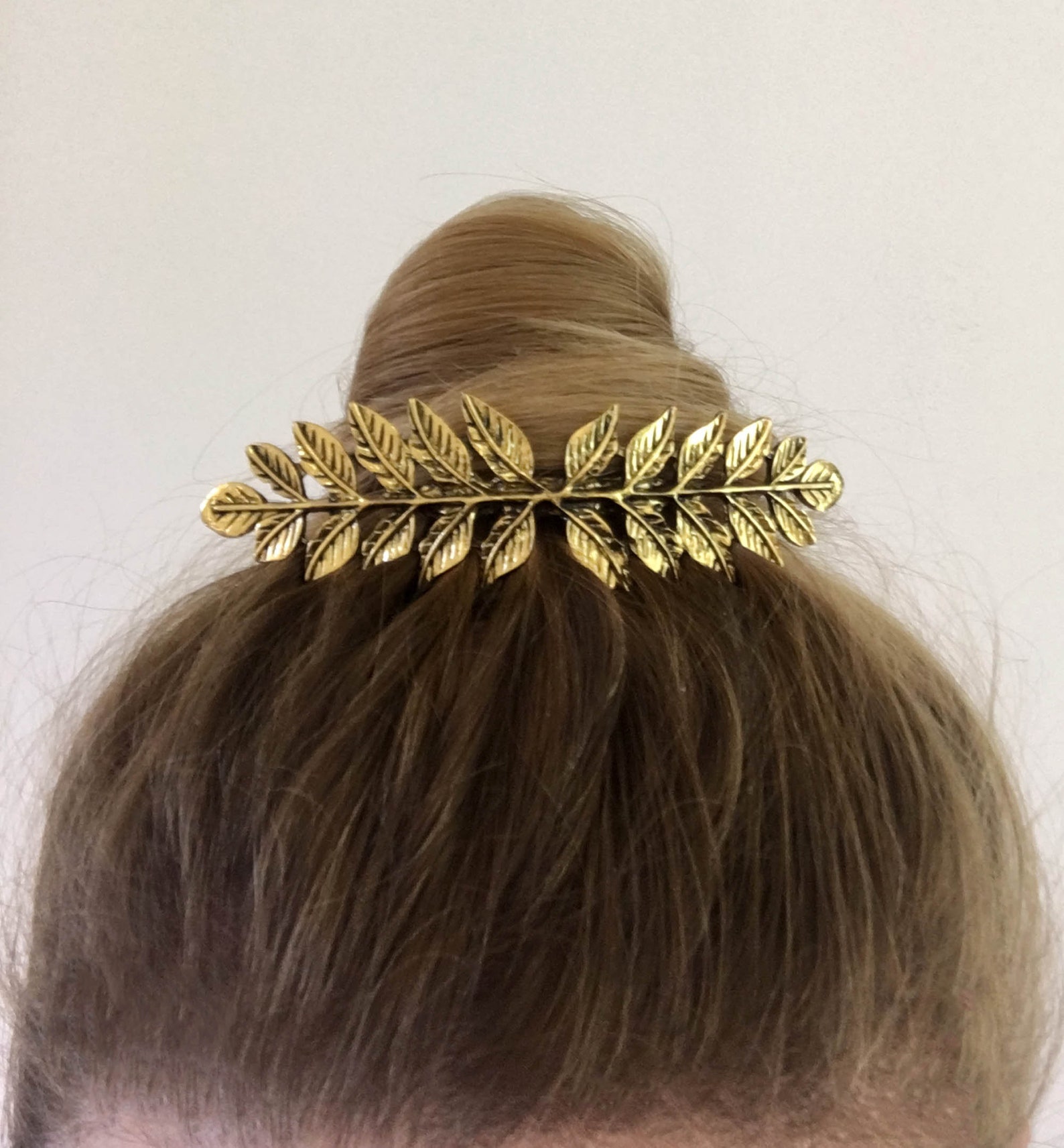 Decorative Gold Metal Hair Comb / Bun Comb / Hair Decoration Etsy