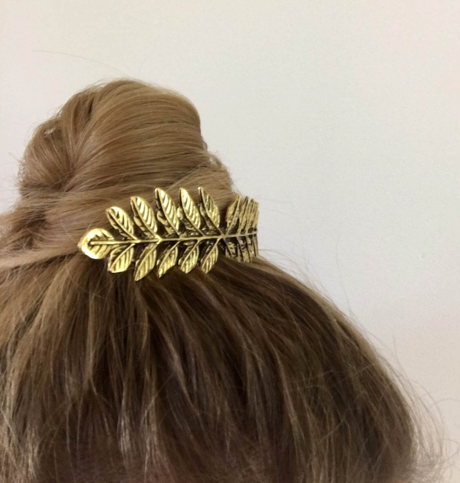 Decorative Gold Metal Hair Comb / Bun Comb / Hair Decoration Etsy