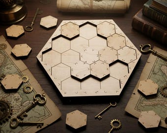 Drewniana łamigłówka z radium | Drewno klonowe, IQ Logic