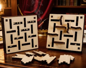 Drewniana łamigłówka Arcanum: sprytny prezent dla dorosłych i dzieci