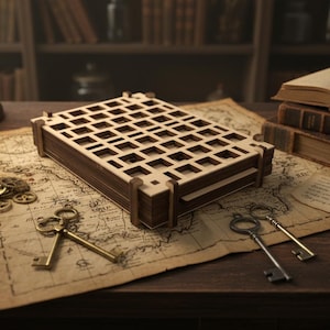 Laberinto de compartimentos ocultos de Ícaro de 34 pasos