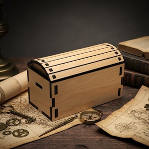 Zenith Maple Wood Puzzle Box: Hidden Compartment Brain Teaser