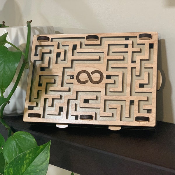 Daetilus Hidden Compartment Maze Puzzle Box