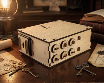 Proteus Puzzle Box: Ukryte schowki, Escape Room, Łamigłówka 3D