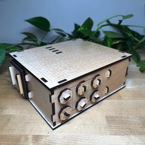 Proteus Puzzle Box | Hidden Compartment | Escape Room | Desk Puzzle | IQ Logic 3D Puzzle