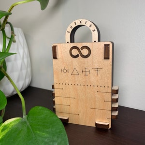 Sentinel | Original Wooden Lock Puzzle | Escape Room | Smart Gift for Adults and Kids | Desk Puzzle | IQ Logic 3D Puzzle