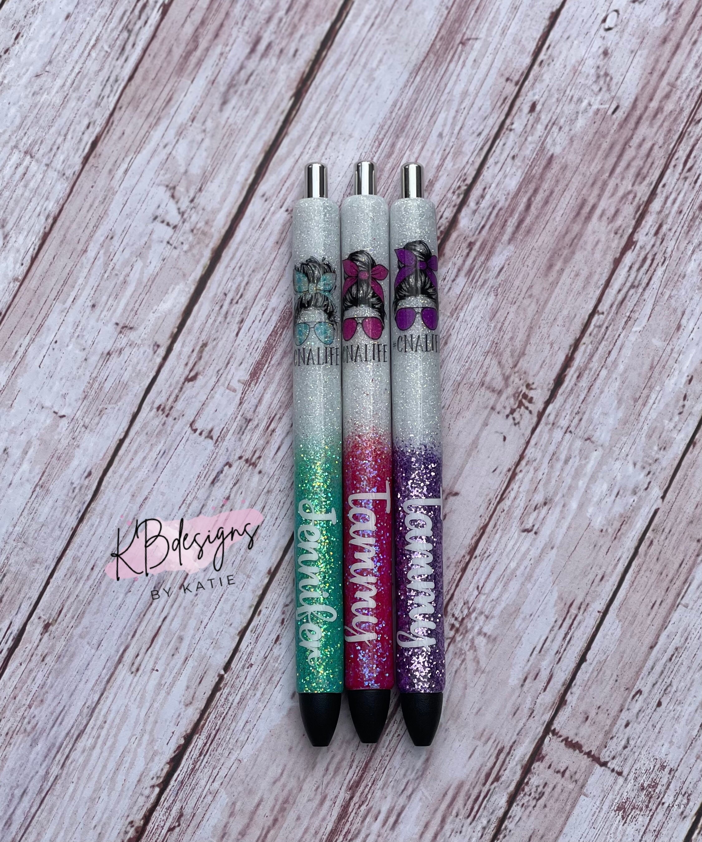 CNA Personalized Glitter Pen