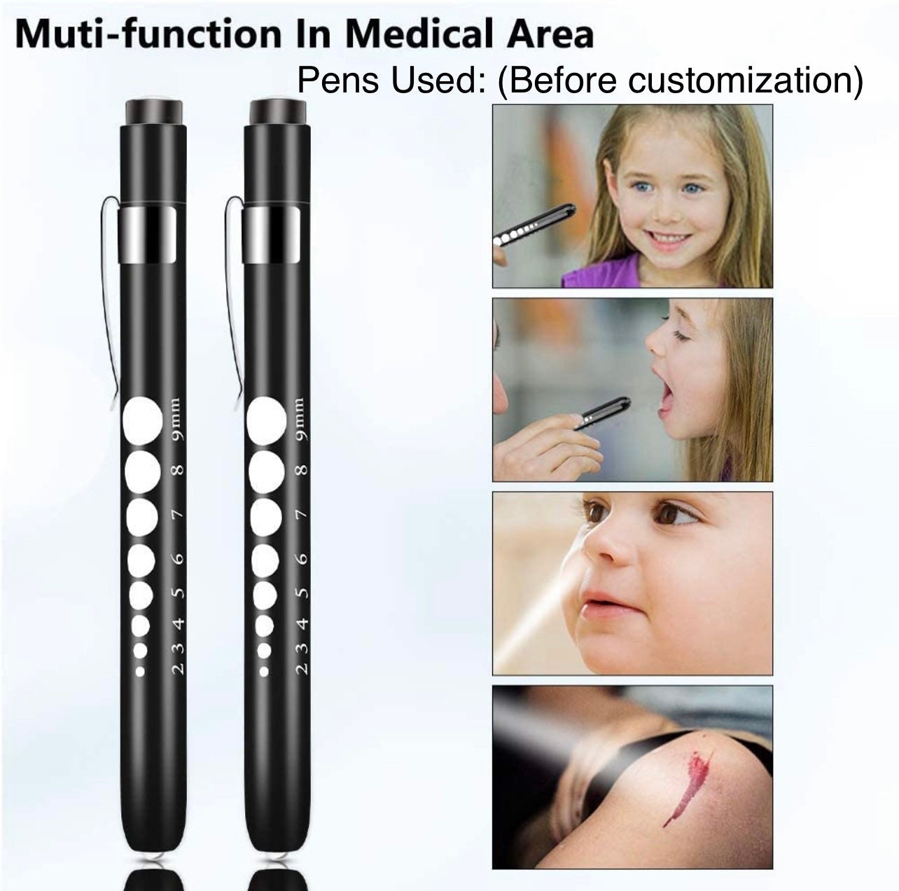 Personalized Medical Light Pen Glitter Light Pen Nurses Etsy