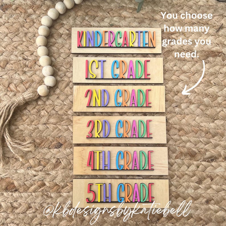 Personalized First Day of School Interchangeable Name Sign, Last Day of School Sign, 100th Day of School Sign, Picture Prop, K-12 Grades bild 6