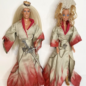 Rhaenyra & Daemon Targaryen - House Of The Dragon character display dolls SET#2