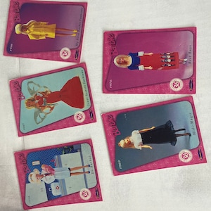 VINTAGE Mattel Barbie Karten 1990er SAMMLERSTÜCK