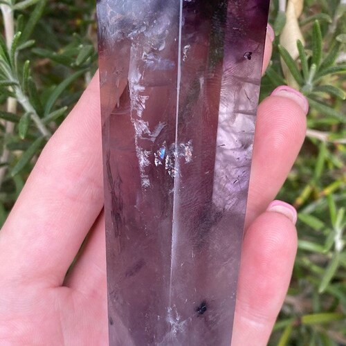 Shops Beautiful, top quality 7” long, 13 oz, natural amethyst crystal wand!
