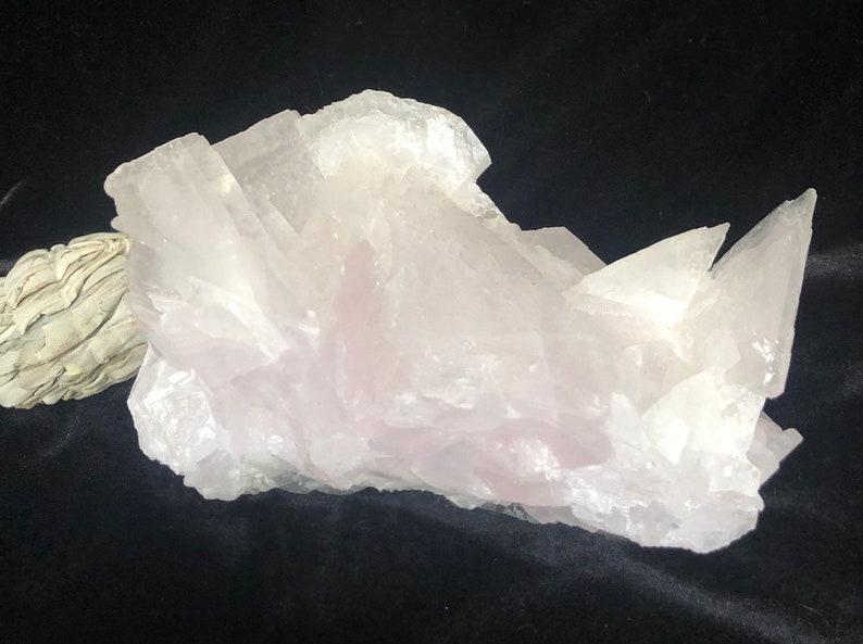 2 lb. Stunning and large 3\u201d tall x 6\u201d pink aragonite free form